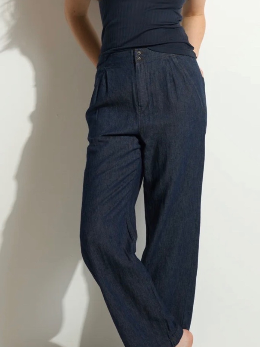 Rowan Cameron Japanese fluid denim pants